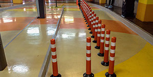 instalacion de hitos viales